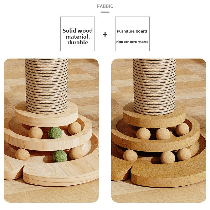 Sisal Vertical Cat Climbing Tree