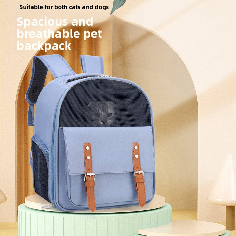 Breathable Large Capacity Portable Cat Backpack Bag Pet Carrier
